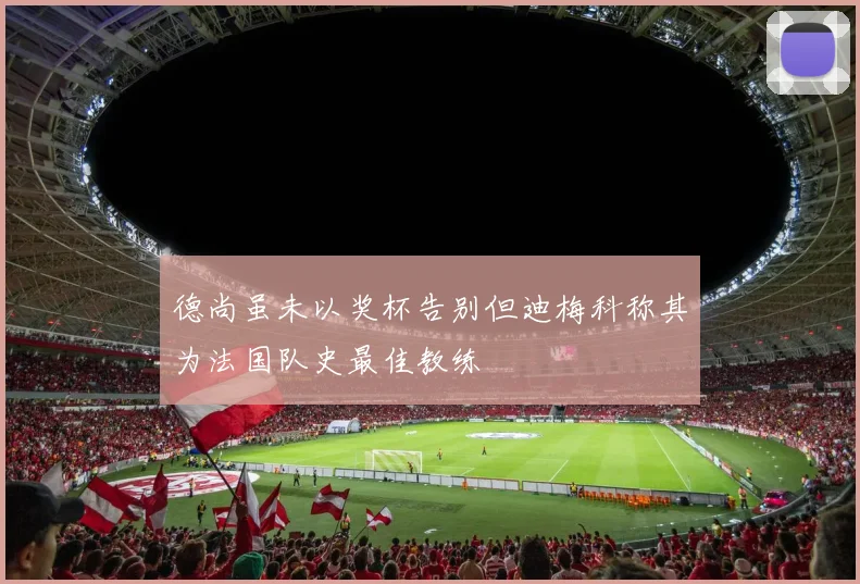 德尚虽未以奖杯告别但迪梅科称其为法国队史最佳教练
